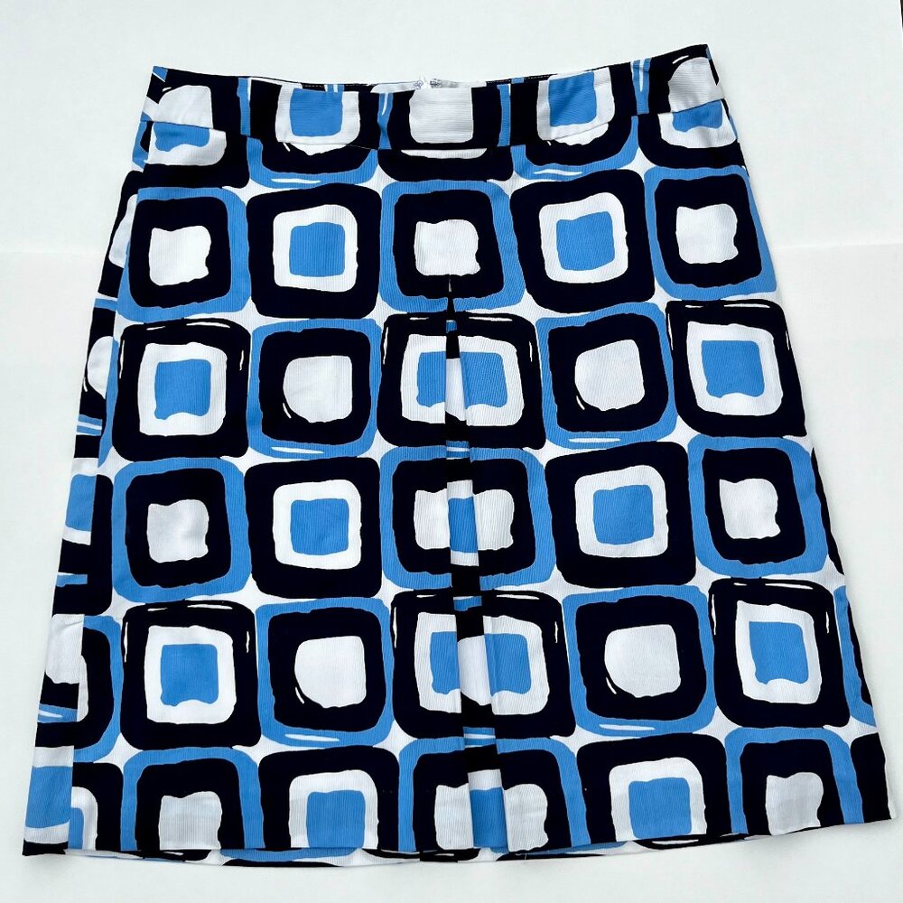Banana Republic Box Pleat Geometric Skirt, size 12